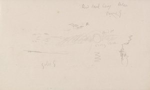 チャンネルスケッチブック 作： Joseph Mallord William Turner